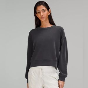 altar’d state grey crop sweatshirt
